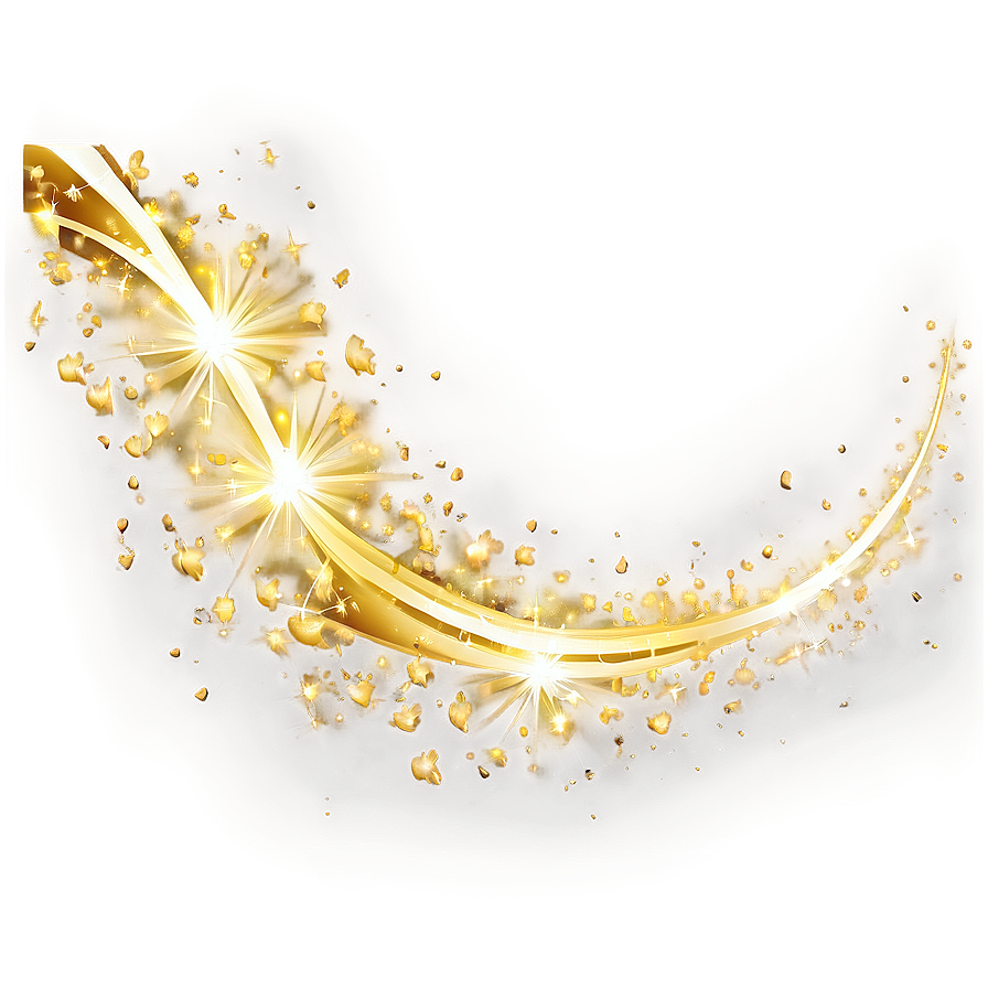 Gold Sparkle Trail Png Wlq