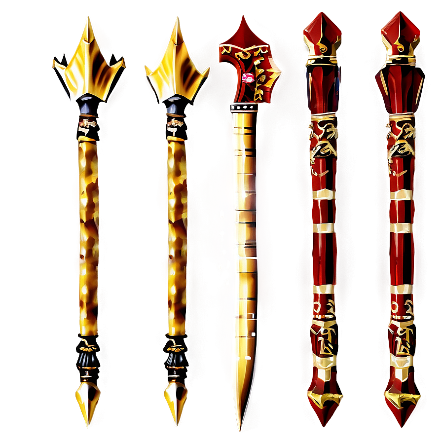 Gold Spear Png 05252024