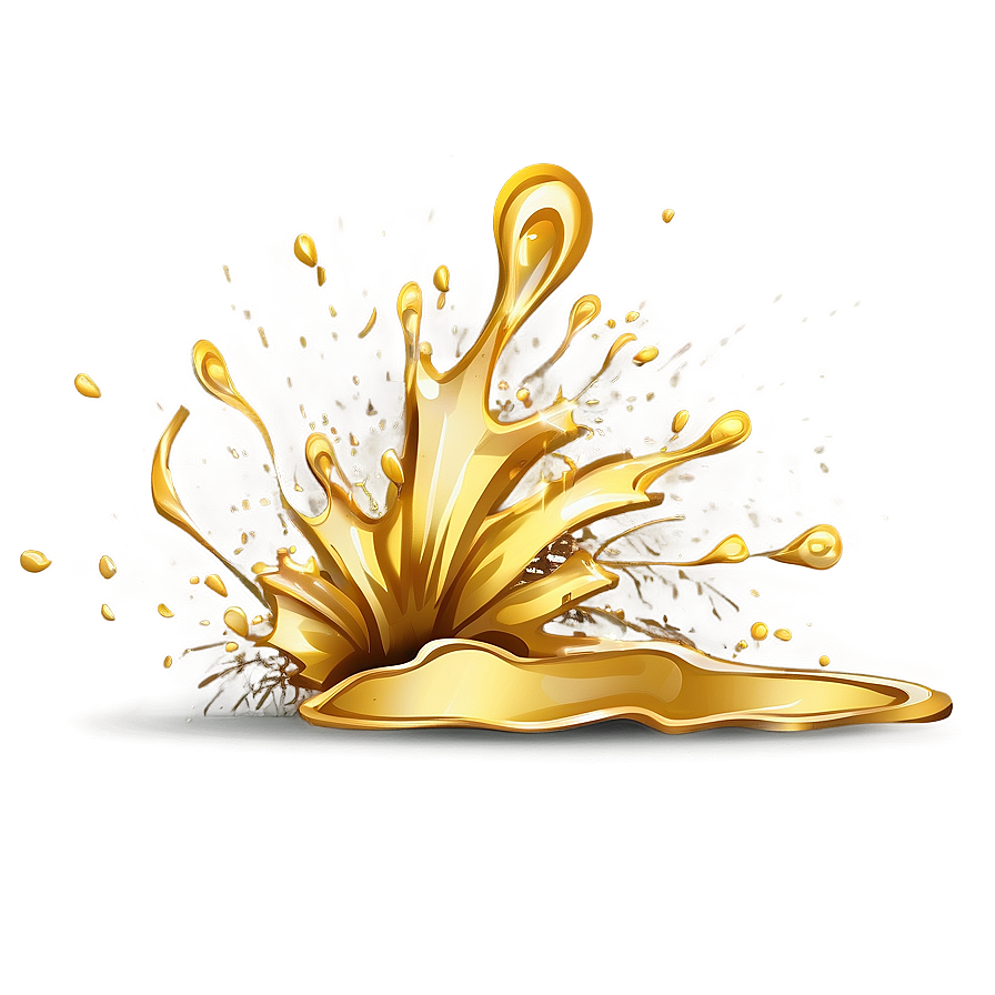 Gold Splash Clipart Png Dia