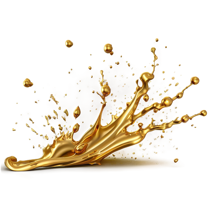 Gold Splash Effect Png Tbi47