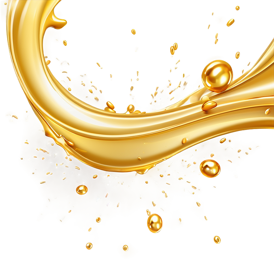 Gold Splash For Cosmetic Products Png Xqv60