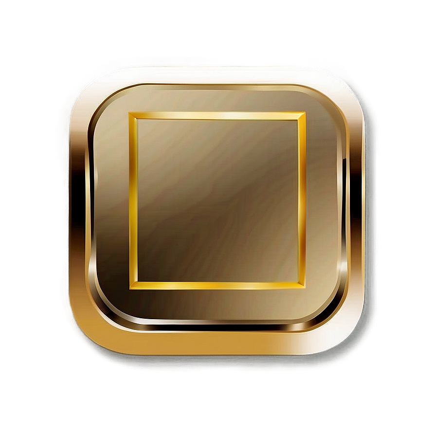 Gold Square For App Icon Design Png Vhd