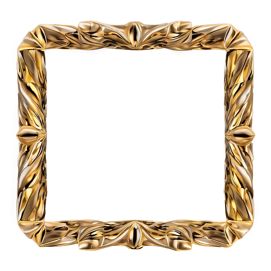 Gold Square For Digital Art Png 06272024