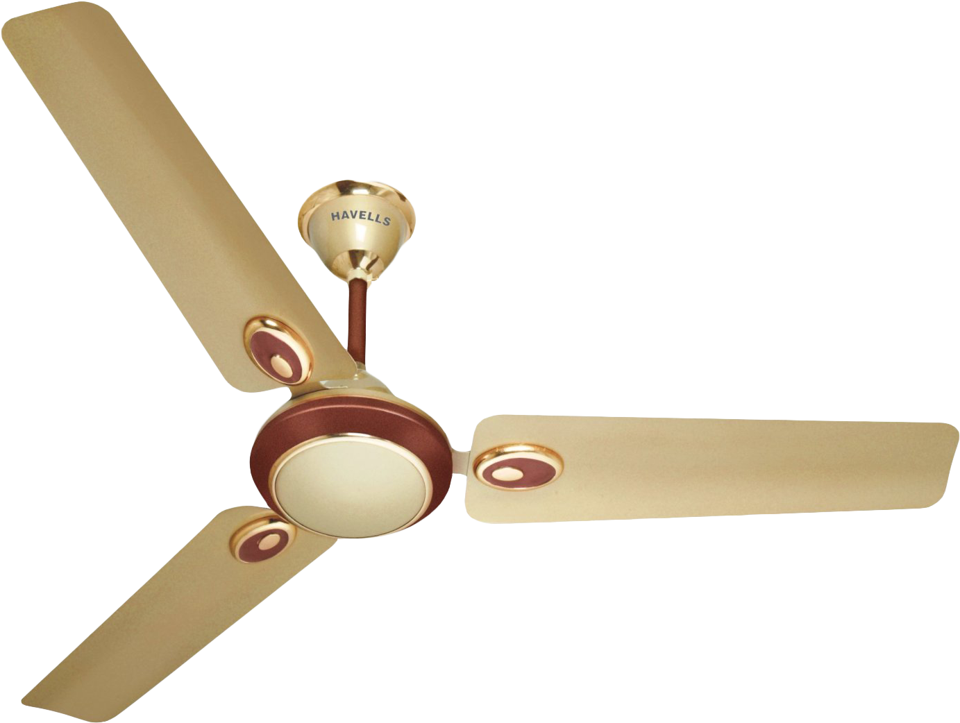 Three Blade Ceiling Fan Png Image - Havells Fusion Fan, Transparent Png PNG with transparent background