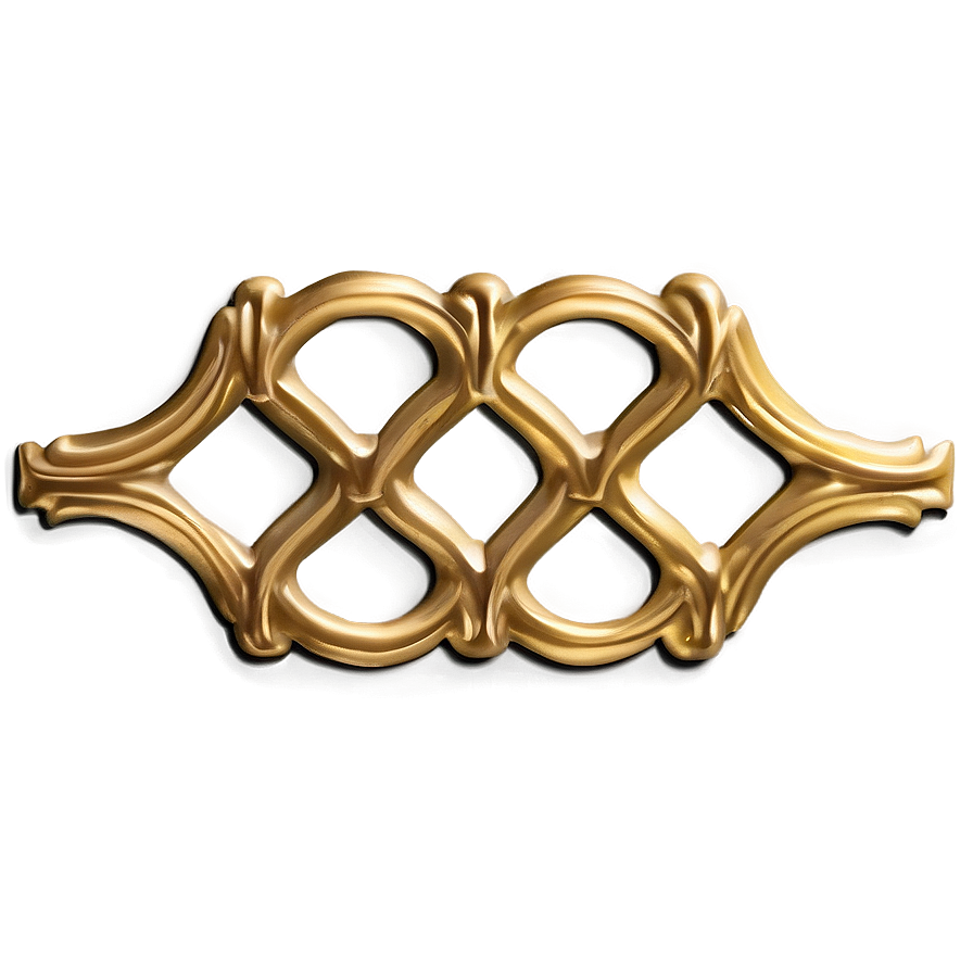 Gold Trim Lattice Png 06282024