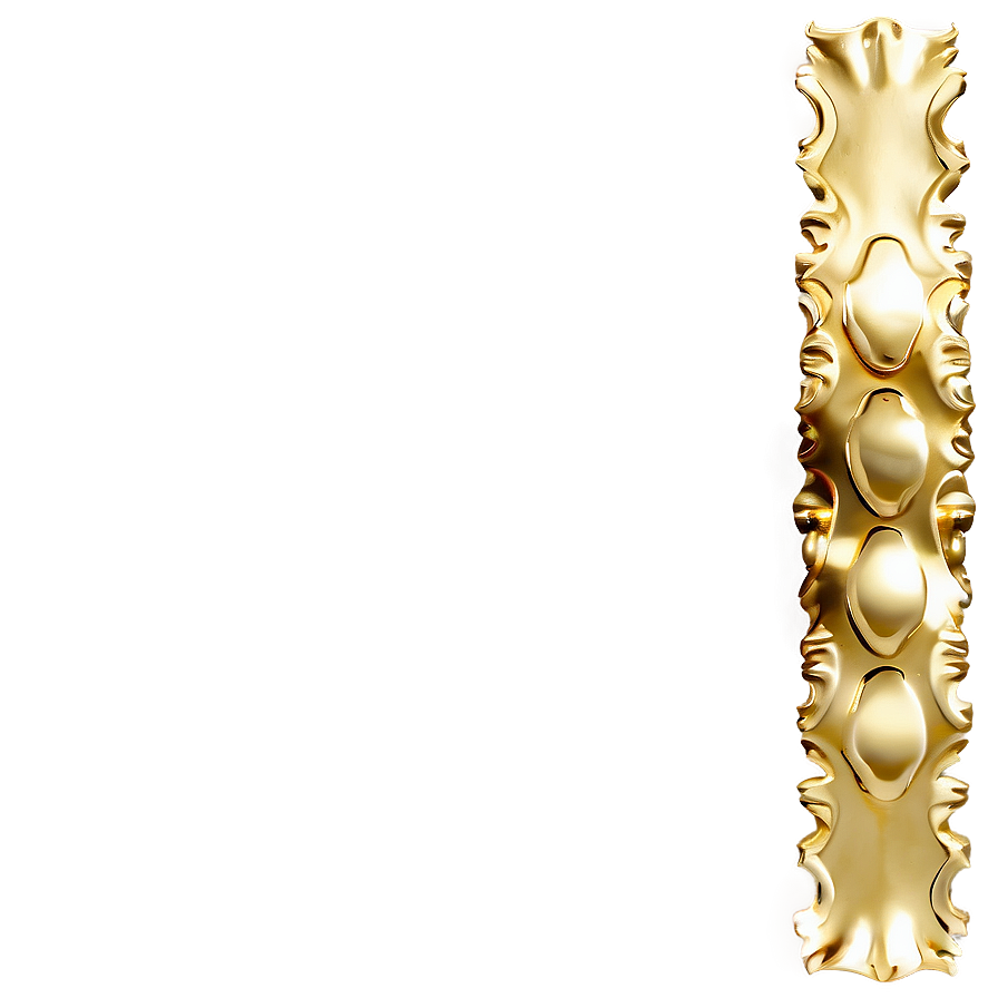 Gold Trim Scallop Png 40