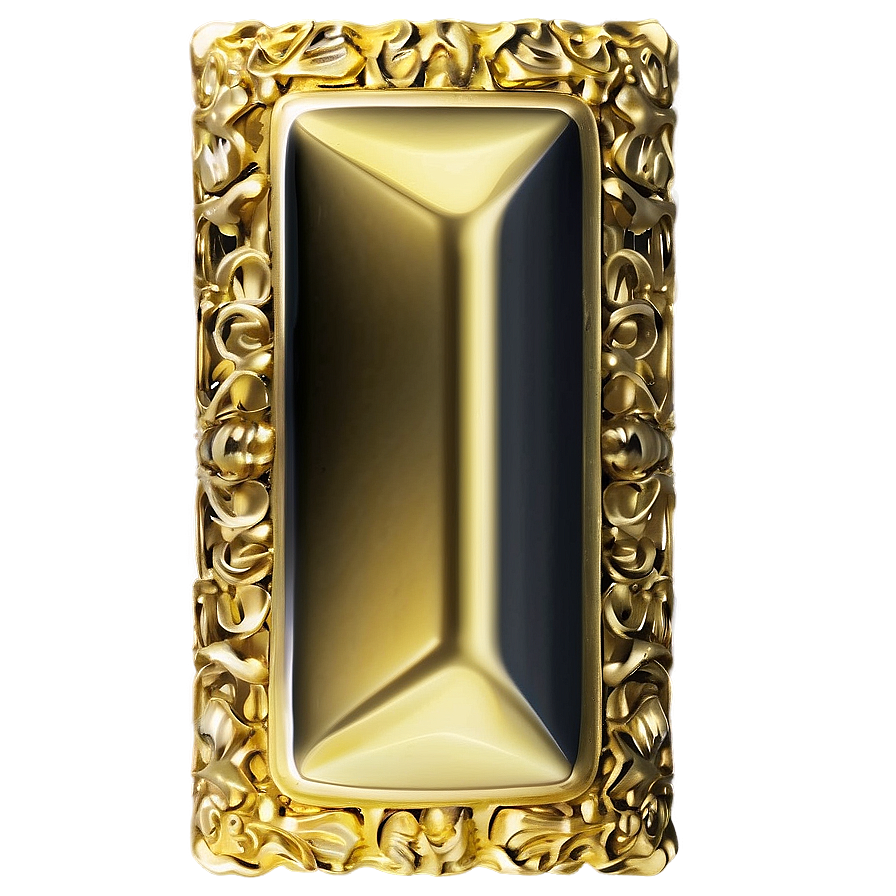 Gold Trim Square Png 3