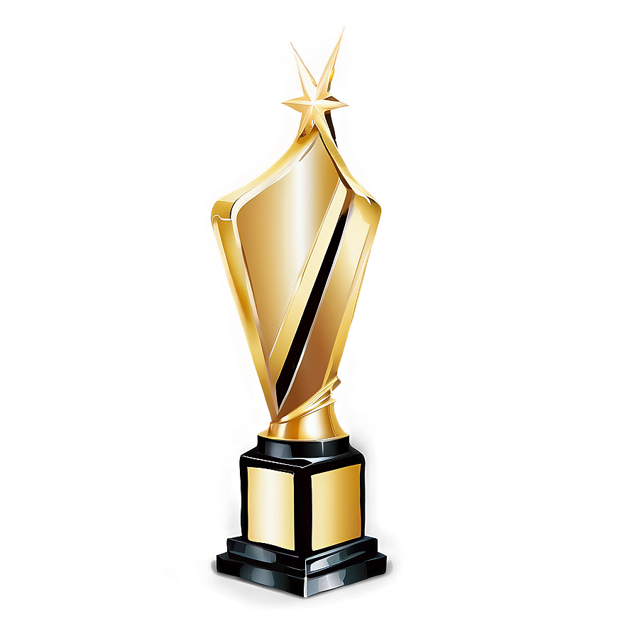 Gold Trophy Award PNG 39 PNG image with a transparent background, free high-resolution download