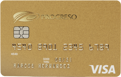 Gold Visa Debit Card