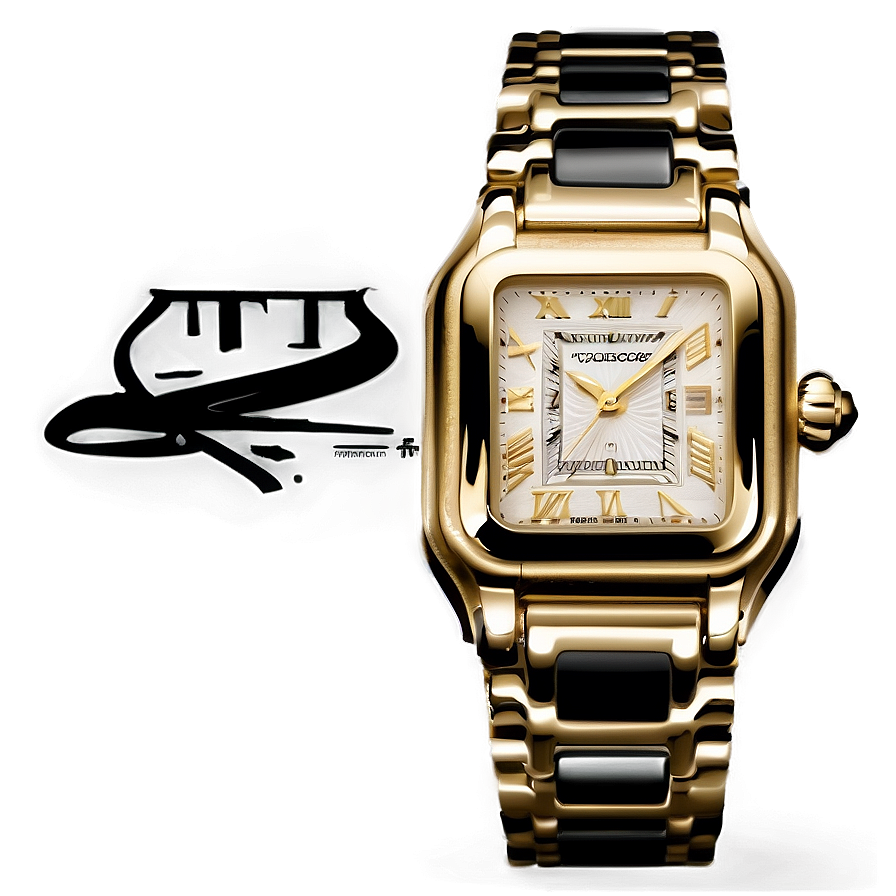 Gold Watch Luxury Png Jiv