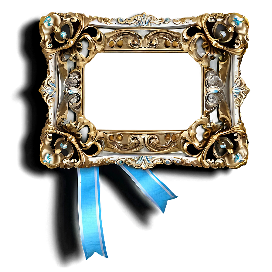 Gold Wedding Frame Png 70