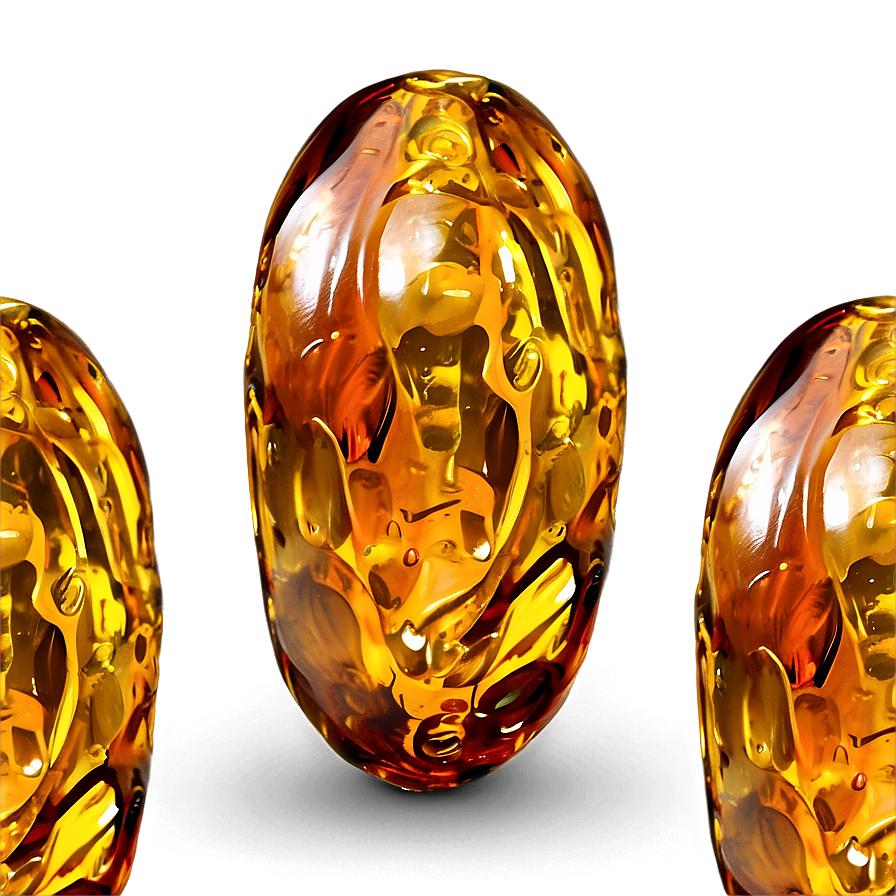 Golden Amber Bead Png Sfk28