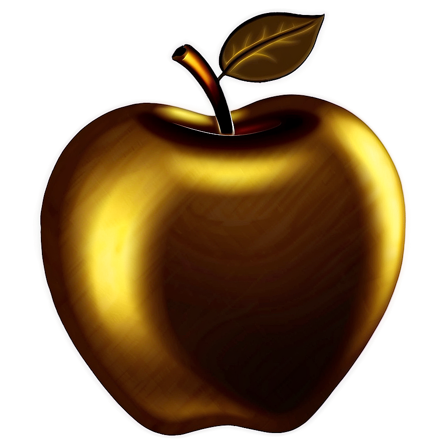 Golden Apple Icon Png 06132024