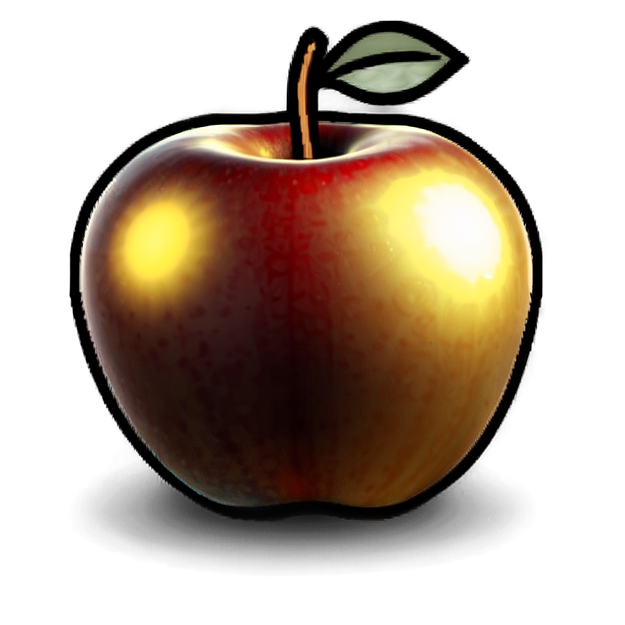 Golden Apple Icon Png Vlf58