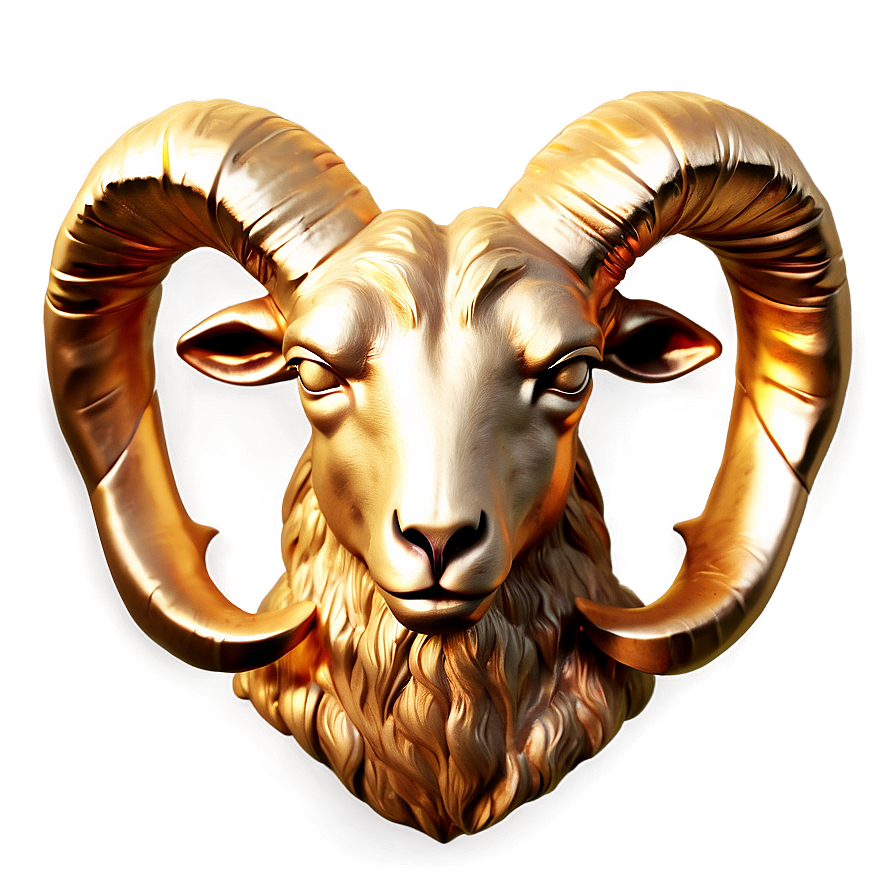 Golden Aries Symbol Png 2