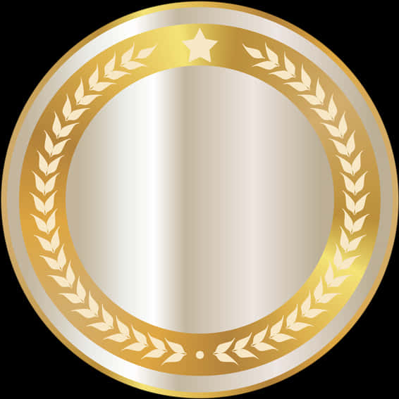 Circle Gold Badge Png, Transparent Png PNG with transparent background