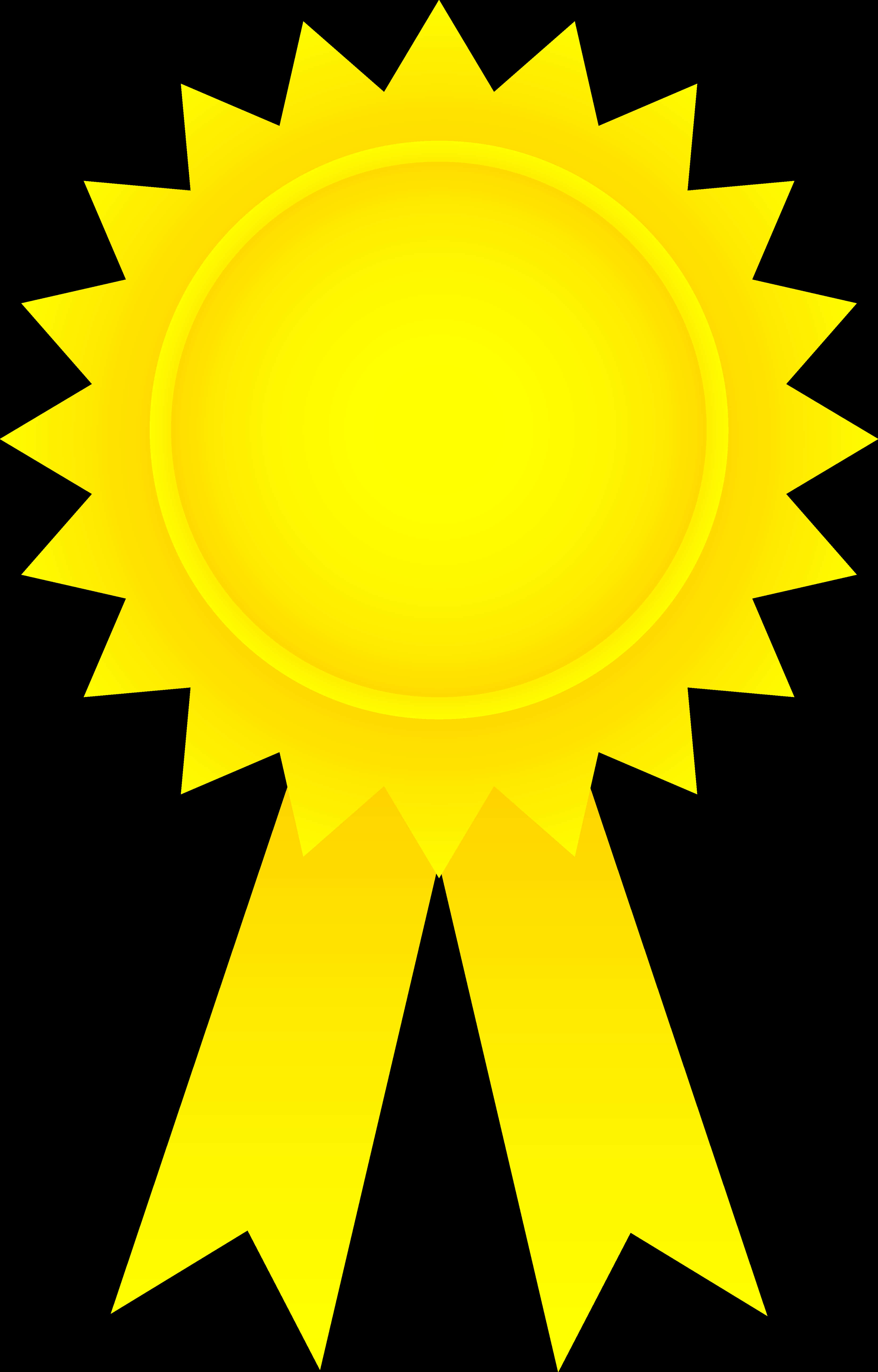 Golden Award Ribbon Graphic