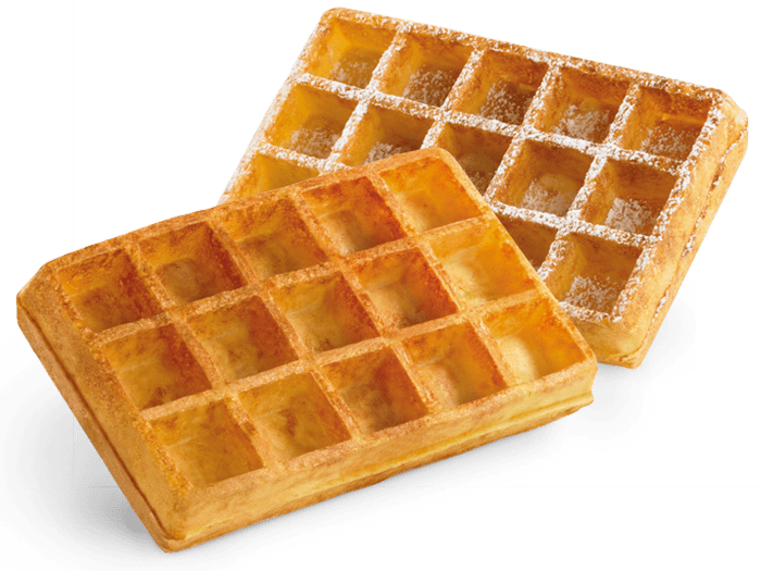 Golden Belgian Waffles Isolated.png