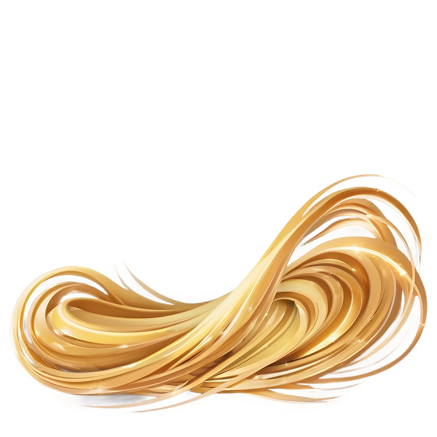 Golden Blonde Waves Png Clb5