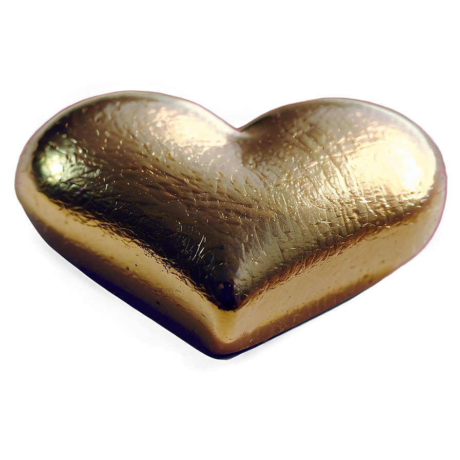 Golden Candy Heart Png Qei99