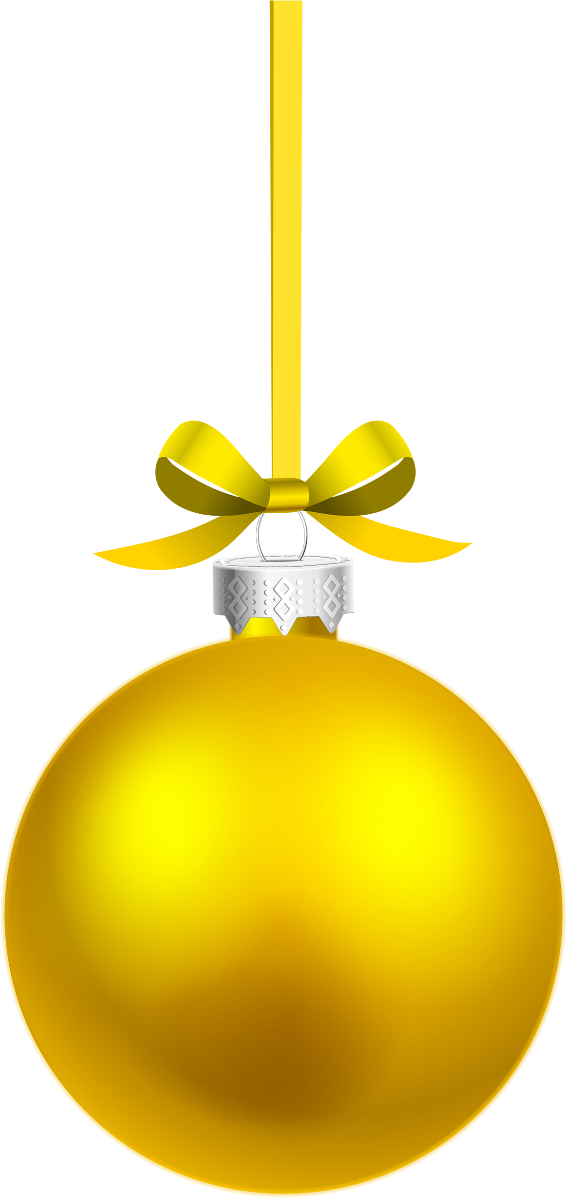 Golden Christmas Ornament