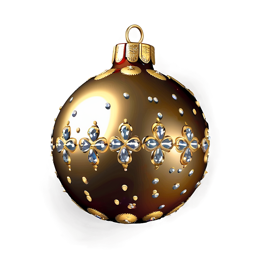 Golden Christmas Ornament PNG fqe84 PNG image with a transparent background, free high-resolution download