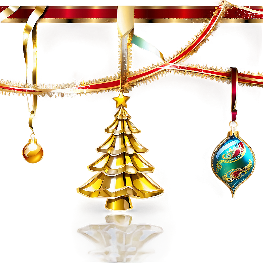 Golden Christmas Tree Decoration Ideas Png 30