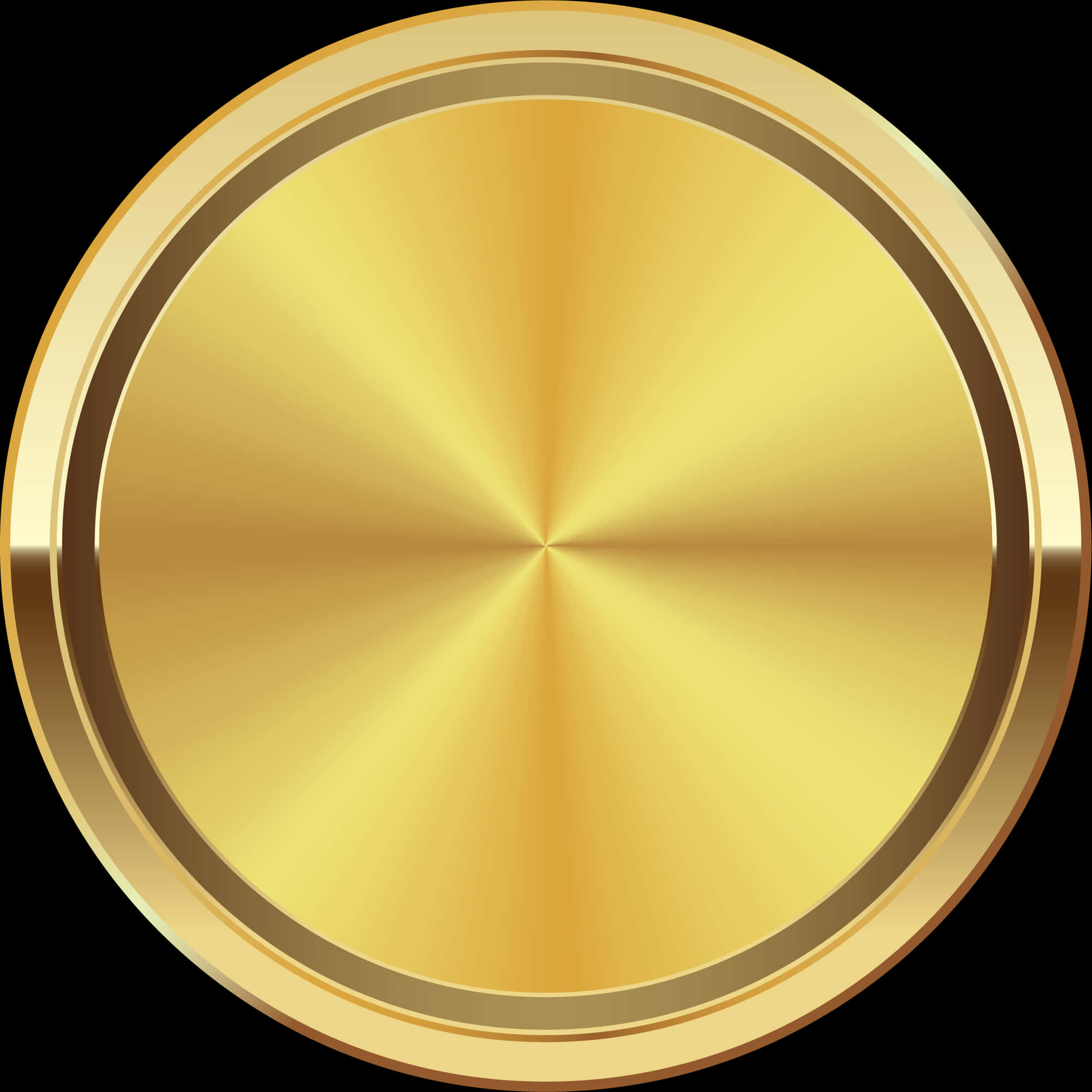 Gold Circle Png - Round Golden Circle Png, Transparent Png PNG with transparent background