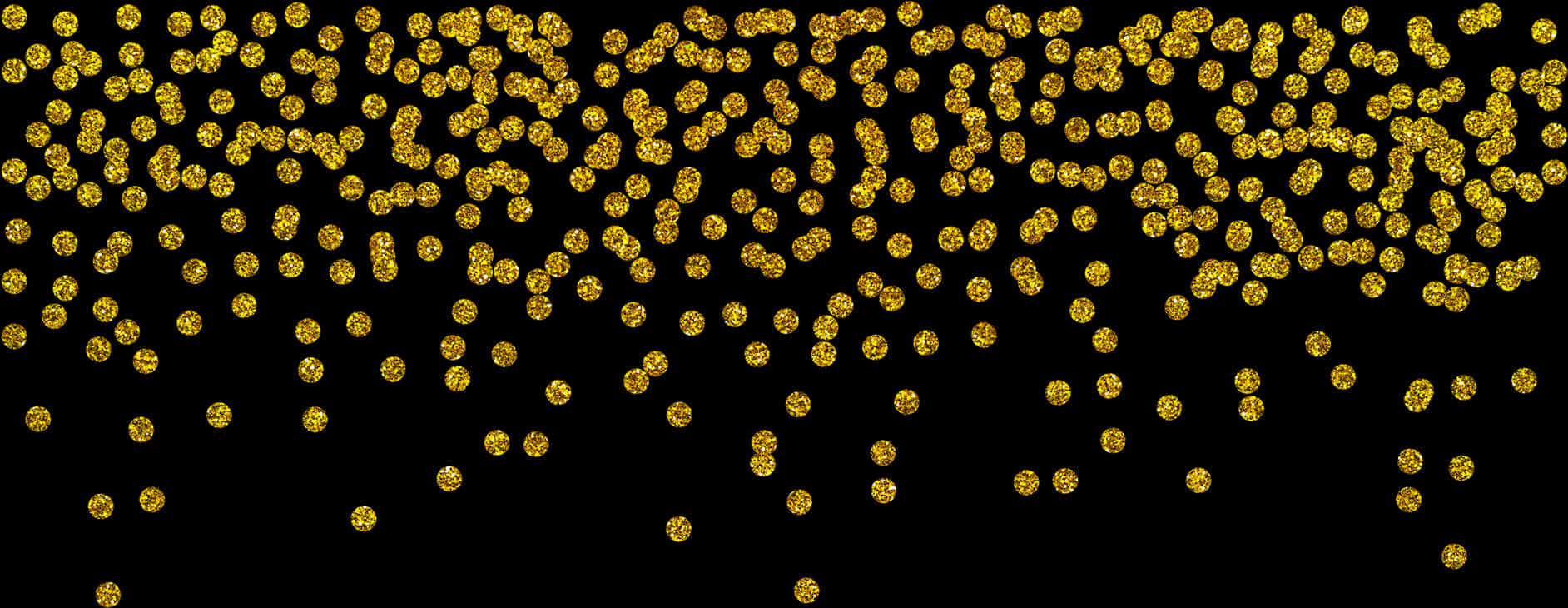 Gold Sparkles Png - Gold Confetti Border Png, Transparent Png PNG image with a transparent background, free high-resolution download