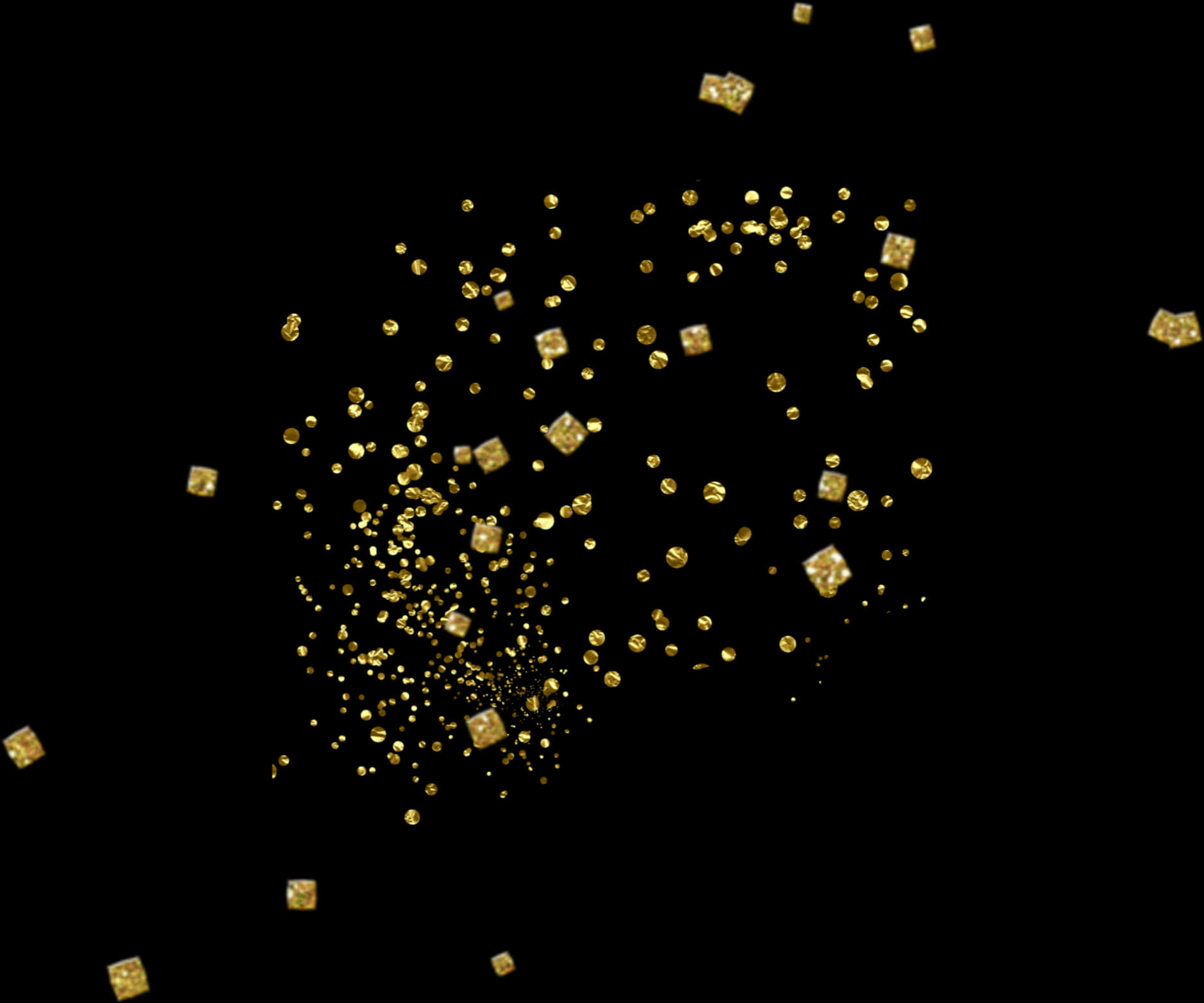 #lucymy #oro #confetti #ohlala #wow #gold #glitter - Illustration, HD Png Download PNG image with a transparent background, free high-resolution download