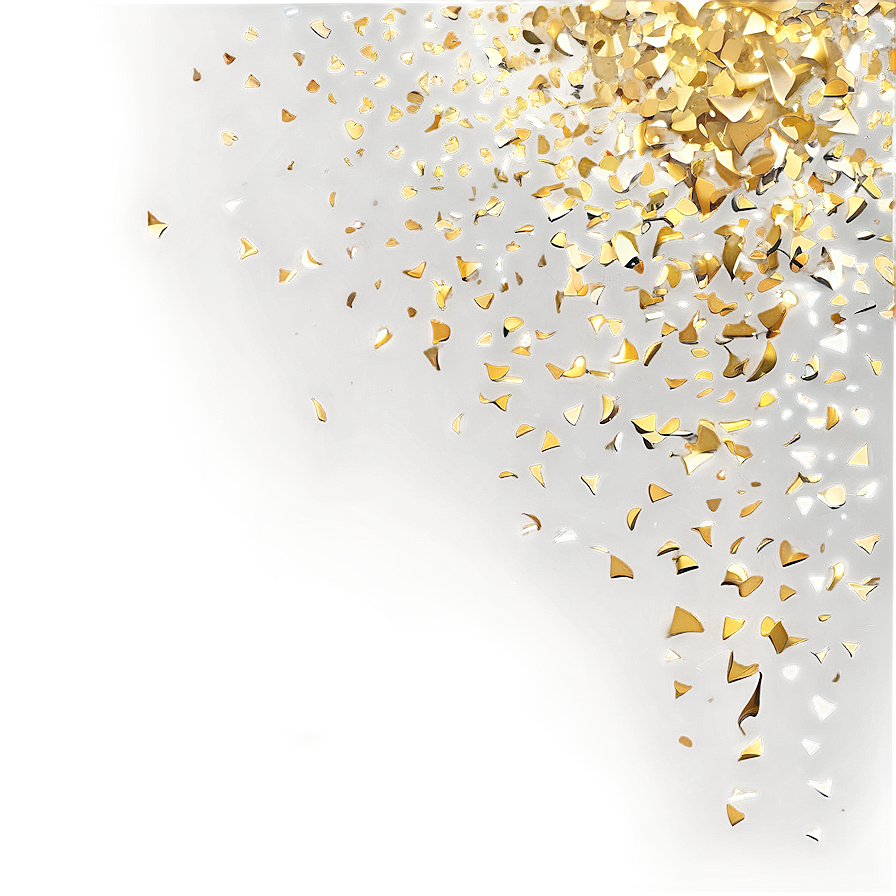 Golden Confetti Euphoria Png Ktf72