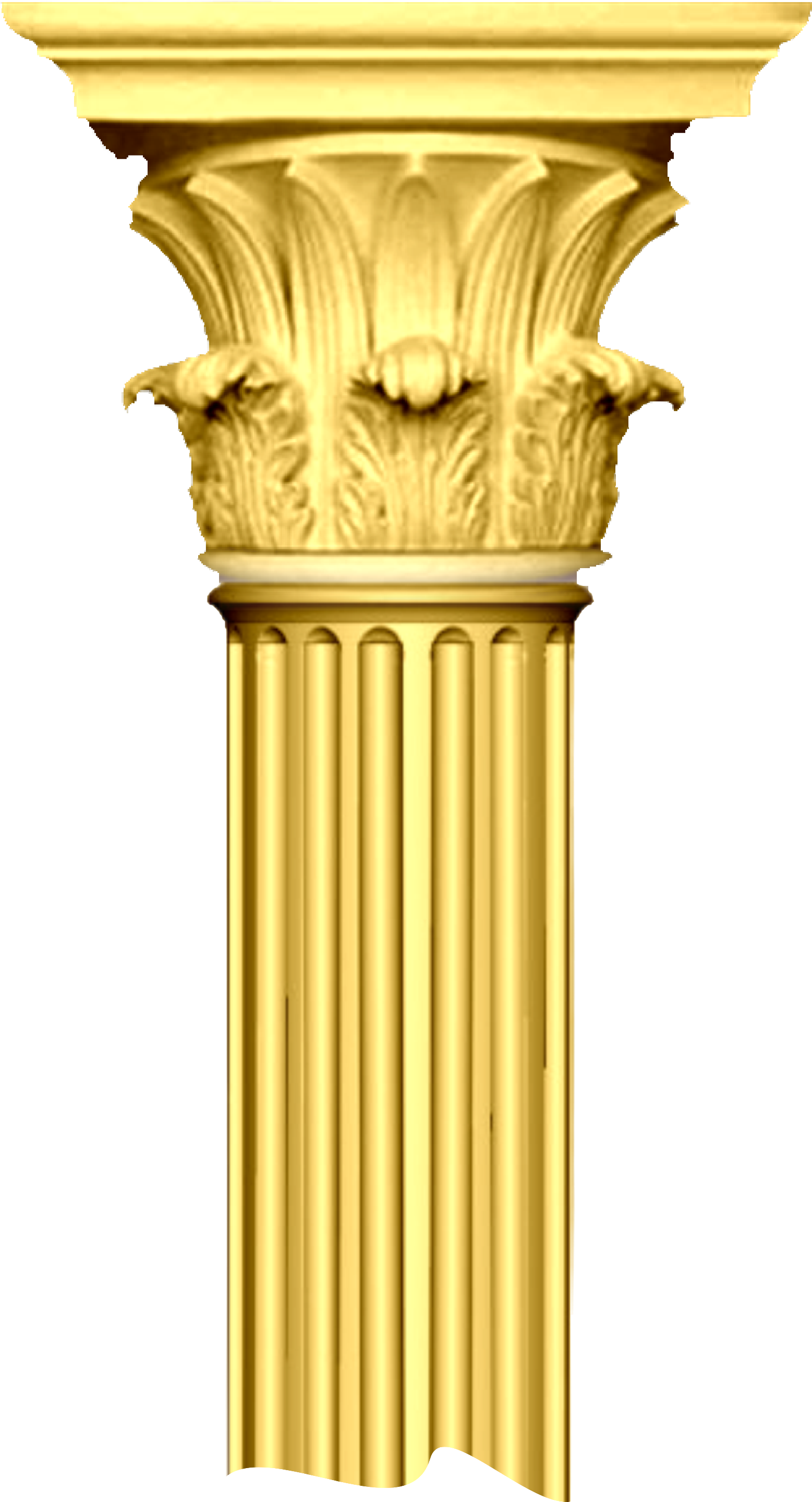 Golden Corinthian Column