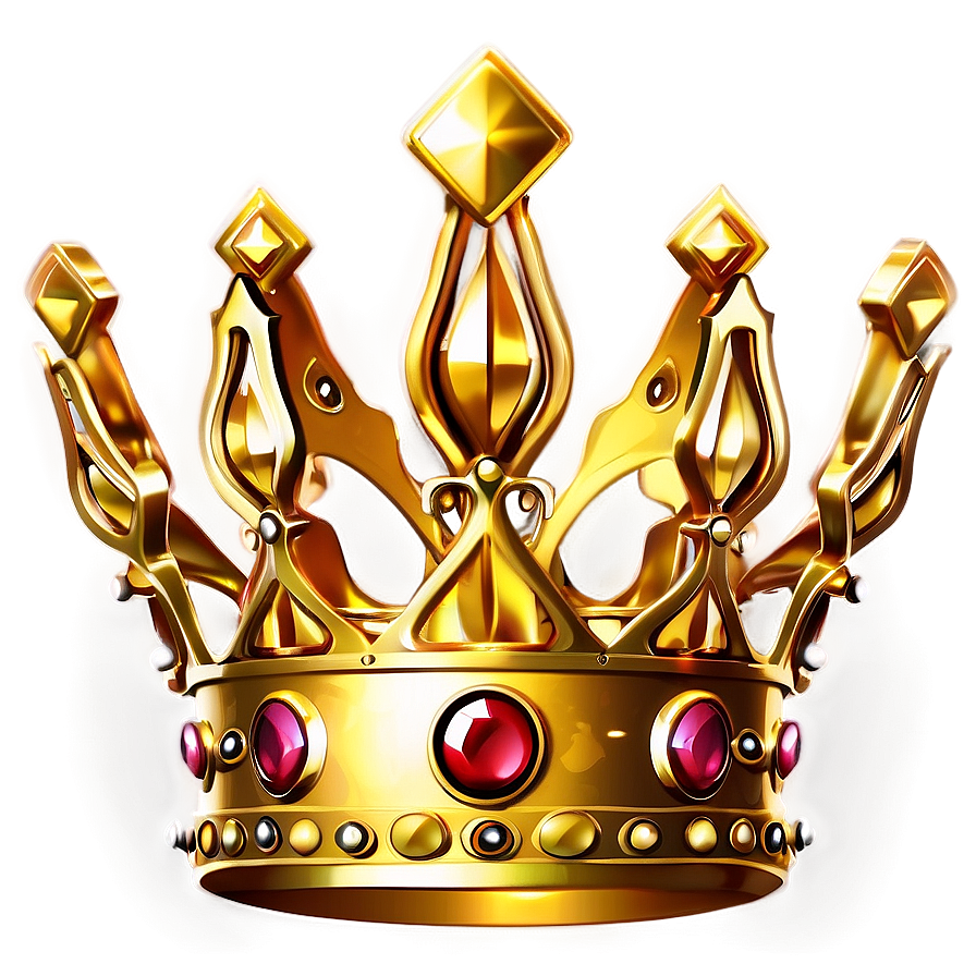 Golden Crown For Princess Png 10