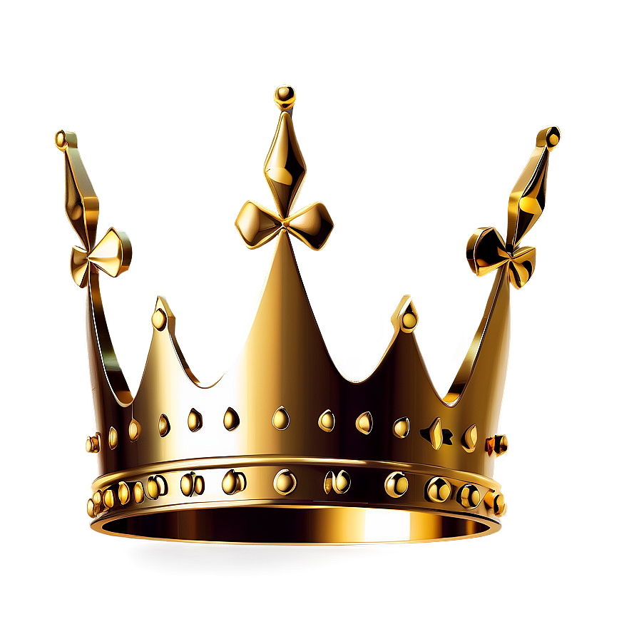 Golden Crown Illustration PNG 06242024 PNG image with a transparent background, free high-resolution download