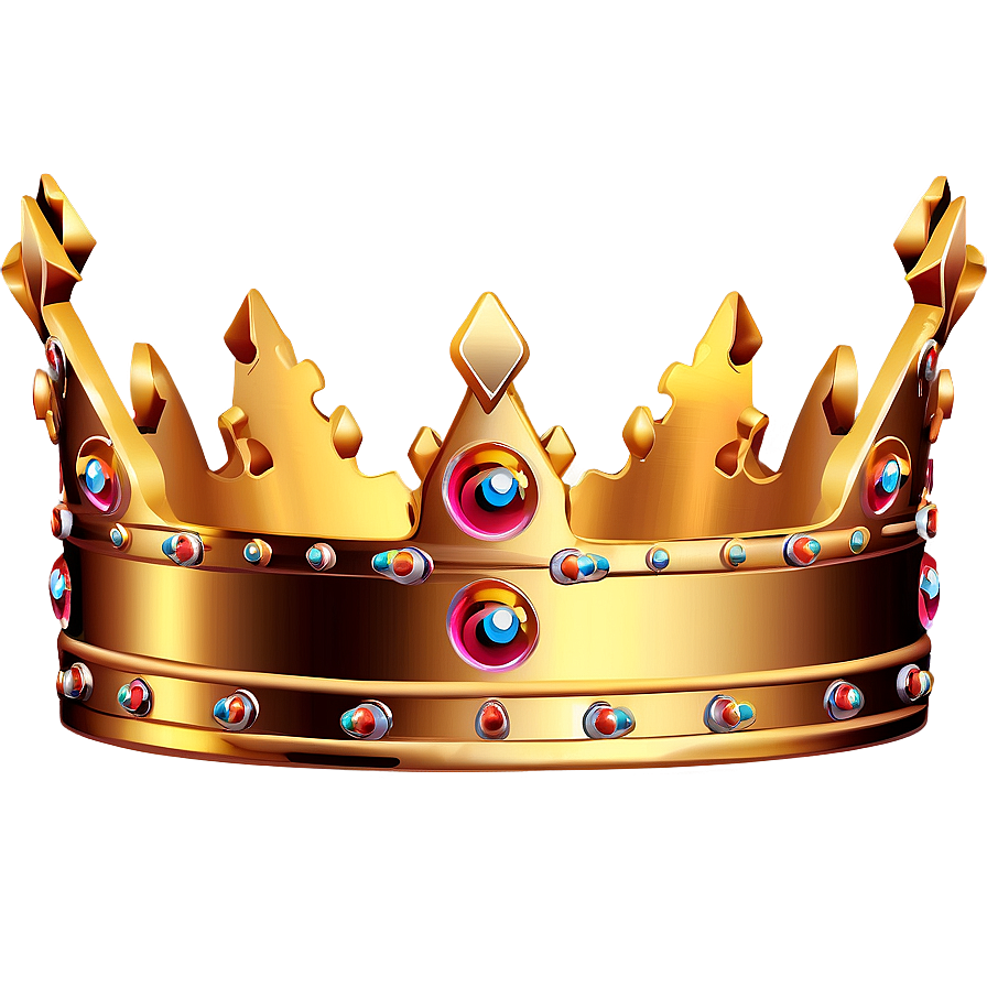 Golden Crown Illustration Png 06282024