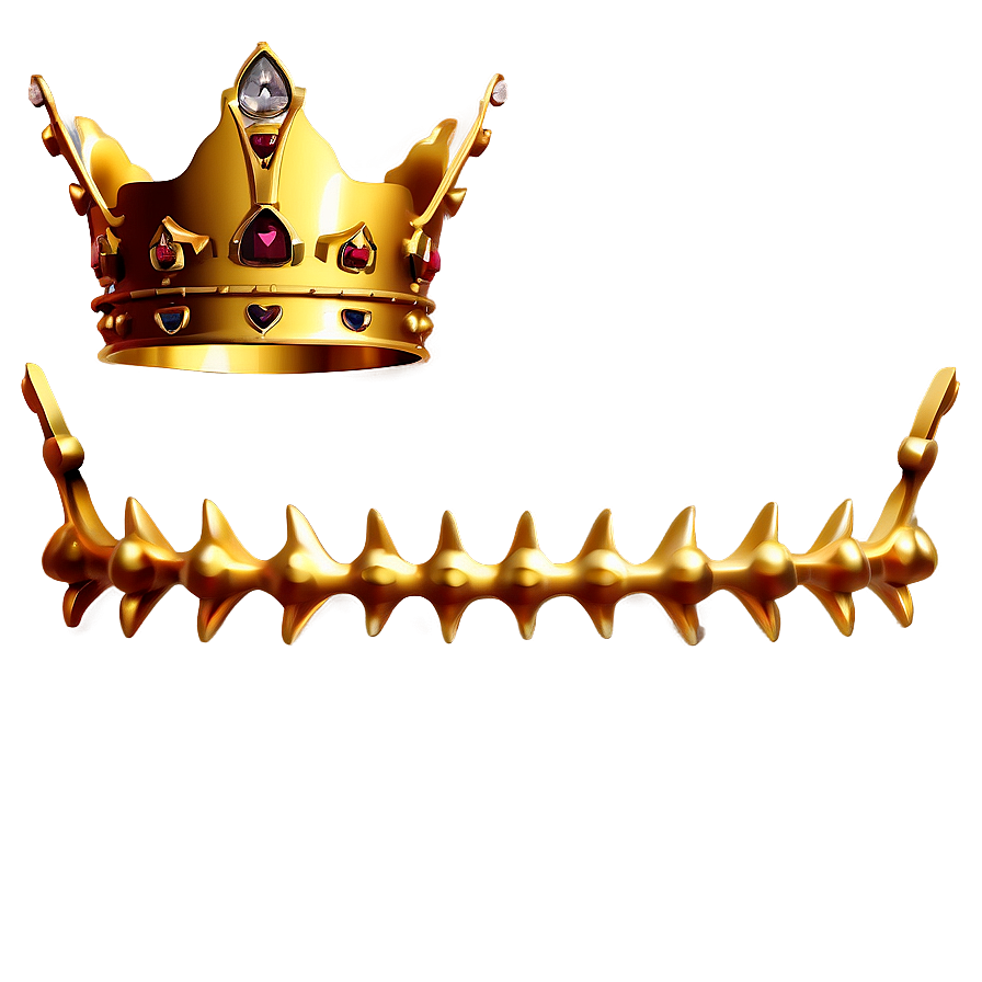 Golden Crown PNG uuu PNG with transparent background