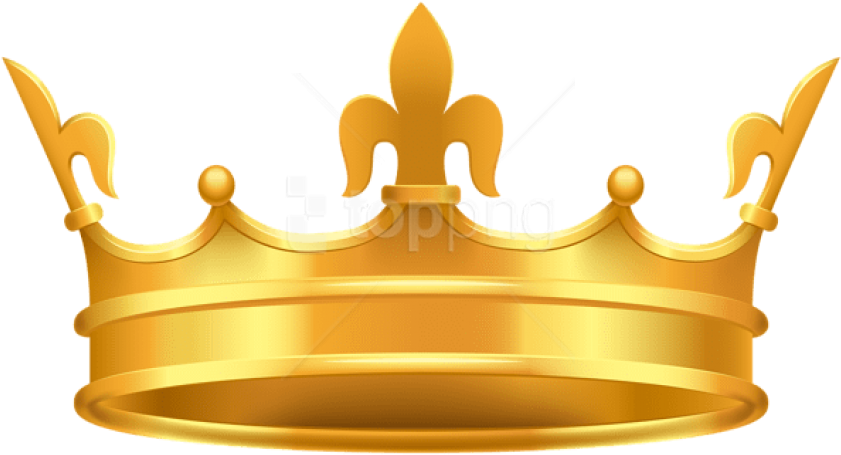 Golden Crown Transparent Background