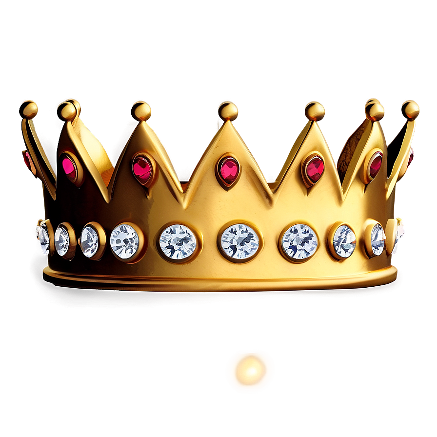 Golden Crown With Diamonds Png Fqi89