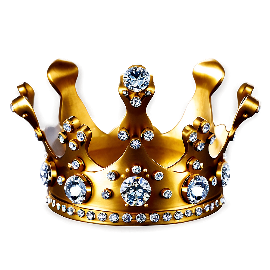 Golden Crown With Diamonds Png Ovg62