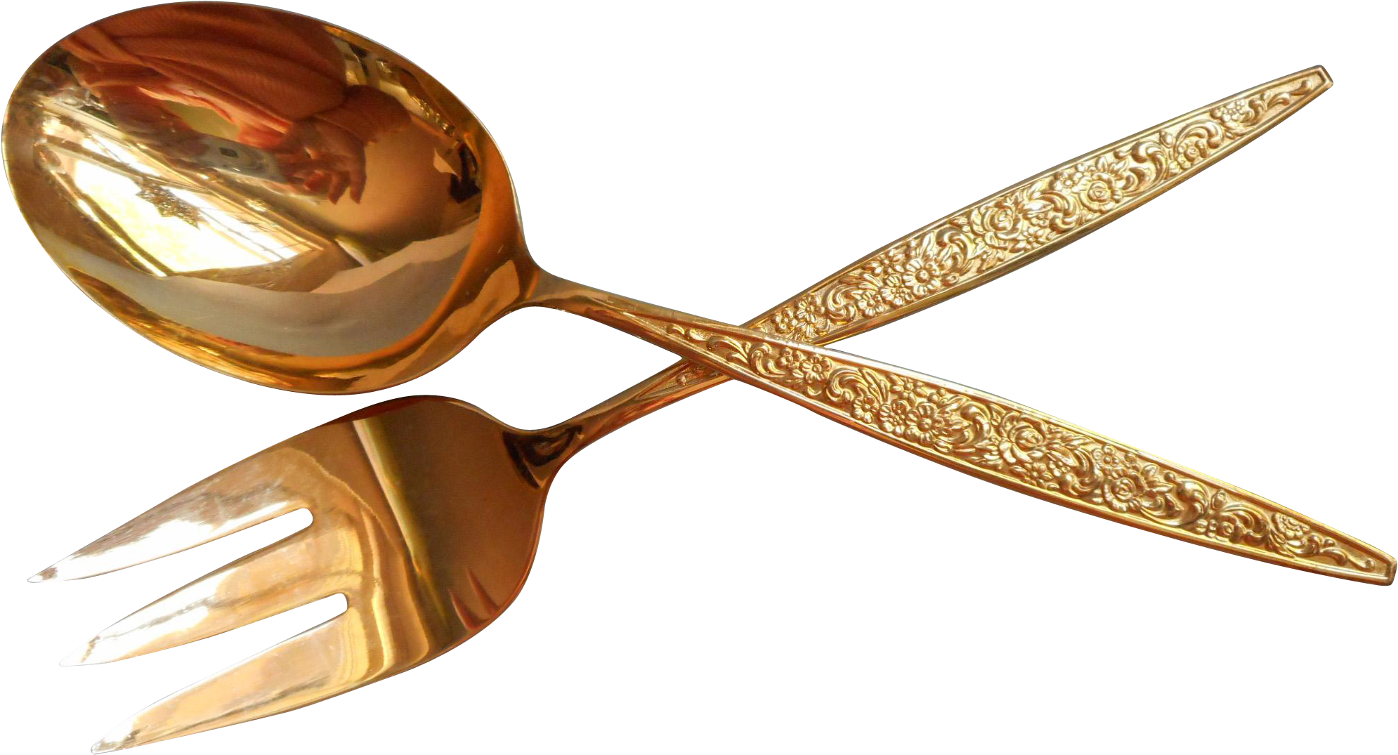 Golden Cutlery Crossed