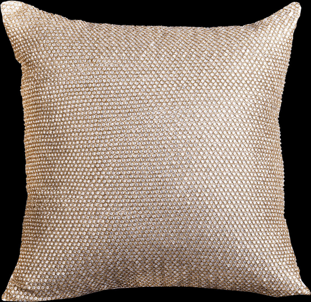 Golden Decorative Pillow