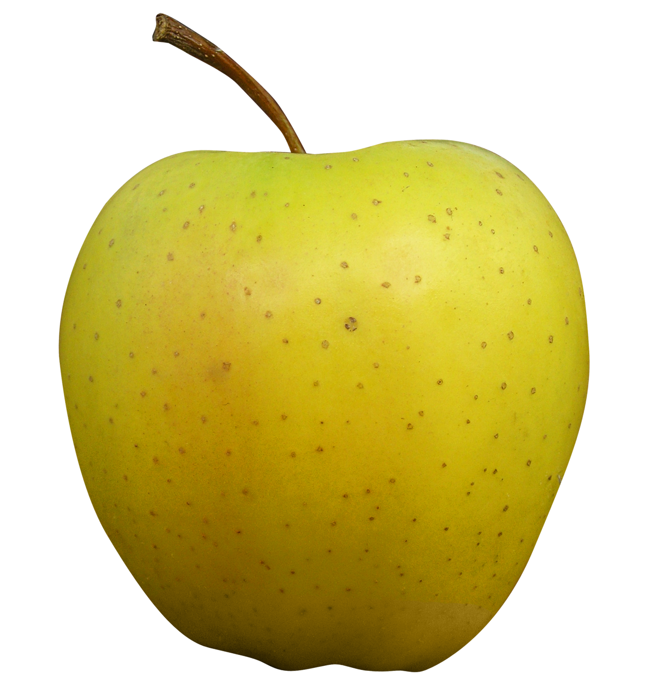 Golden Delicious Apple PNG with transparent background