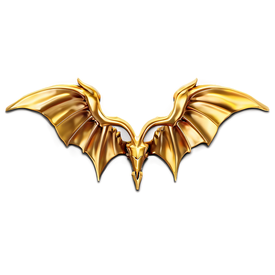 Golden Demon Wings Png 06262024