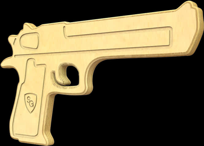 Golden Desert Eagle Graphic