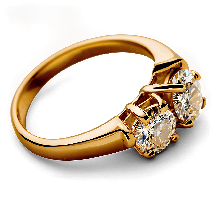 Golden Diamond Ring Png Fpe