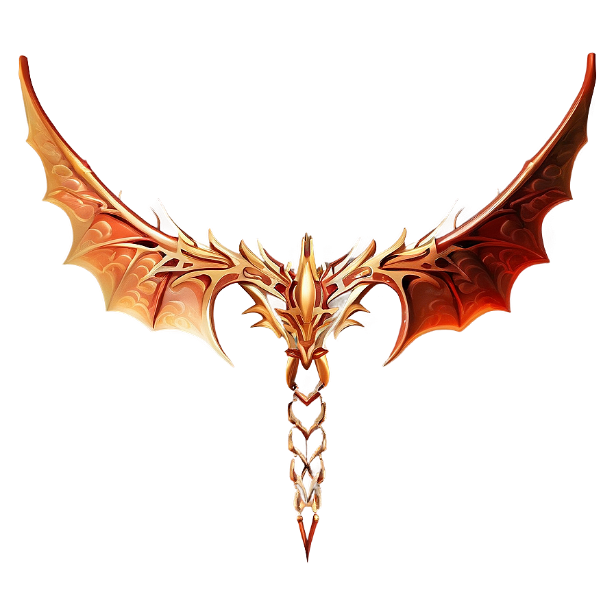 Golden Dragon Wings Png Xid67