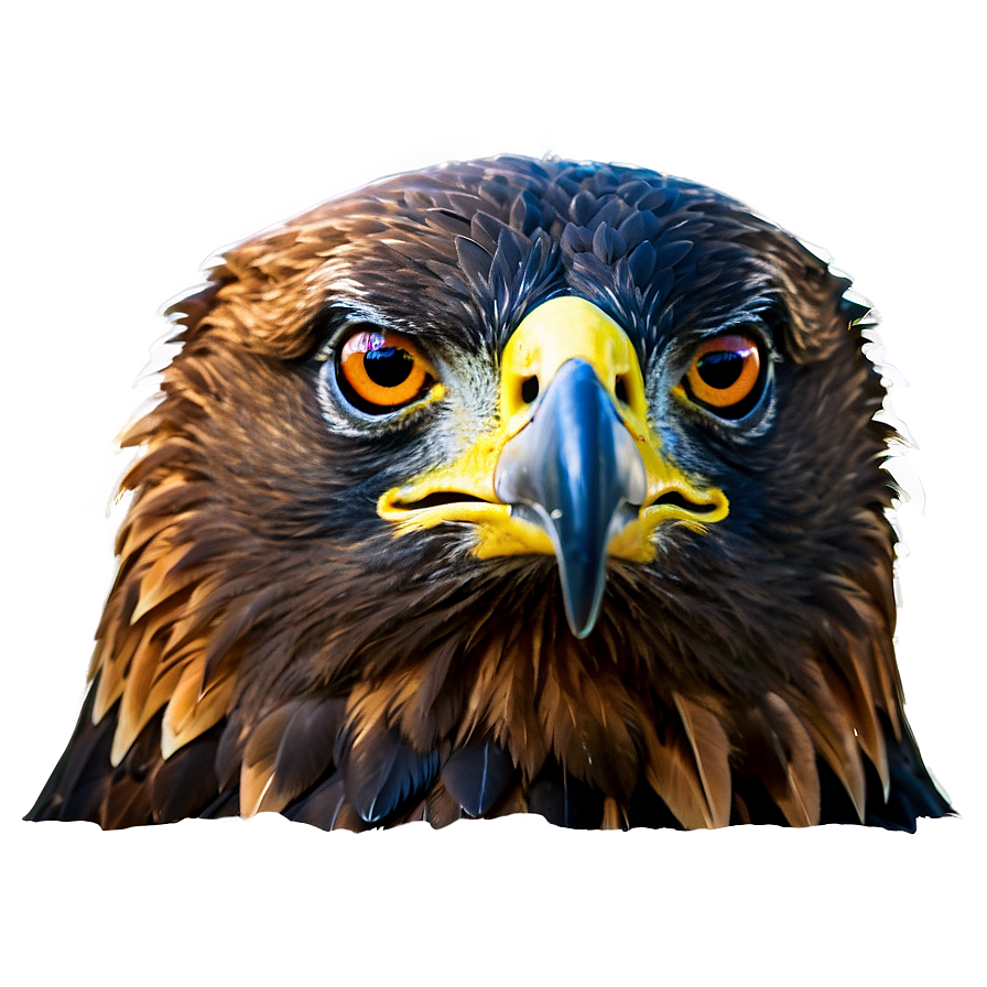 Golden Eagle In Golden Hour Light Png 06202024