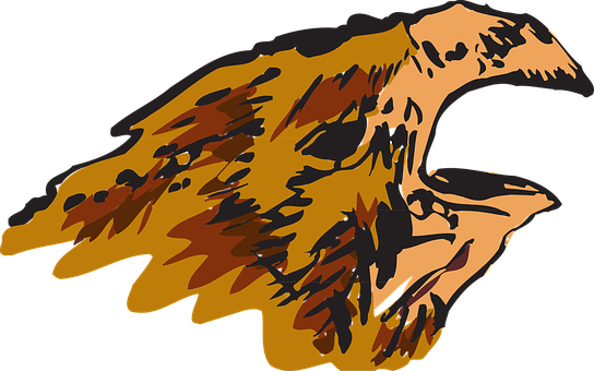 Golden Eagle Vector Art