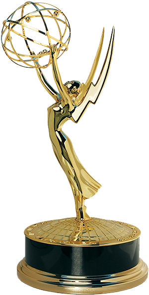 Golden Emmy Award Trophy