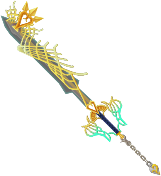 Golden Fantasy Sword Design